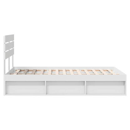 Struttura del letto Bianco 120 x 190 cm Pino massello | homemem39
