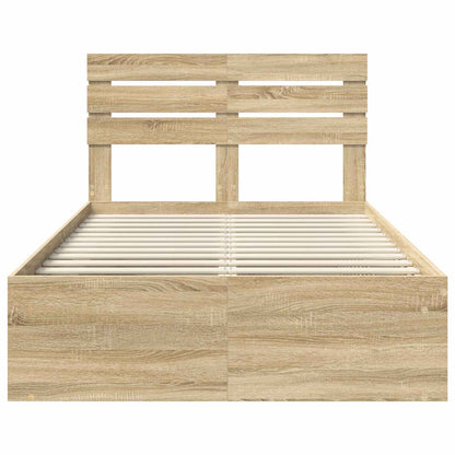 Struttura del letto Sonoma 120 x 190 cm Pino massello | homemem39