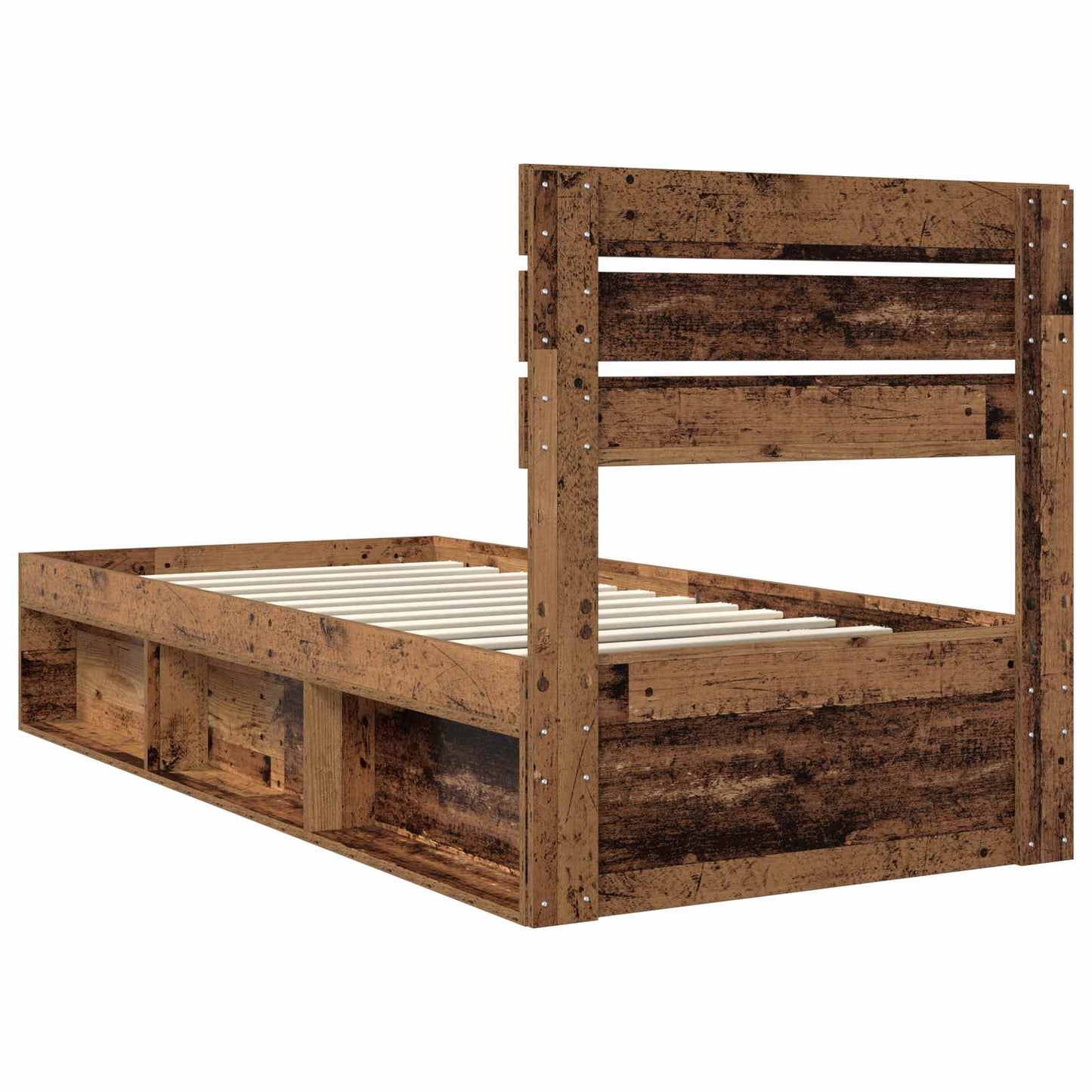 Struttura del letto Legno vecchio 100 x 200 cm Pino massello | homemem39