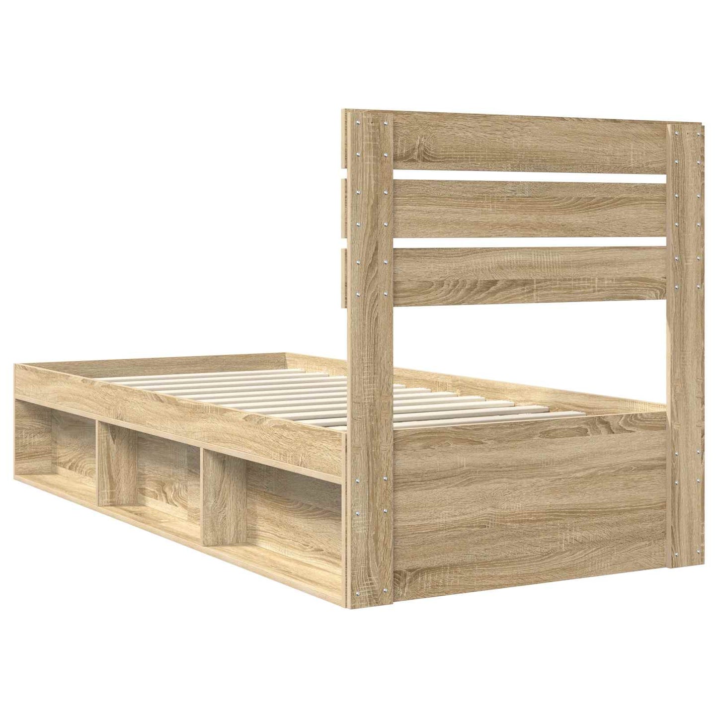 Struttura del letto Sonoma 90 x 190 cm Pino massello | homemem39