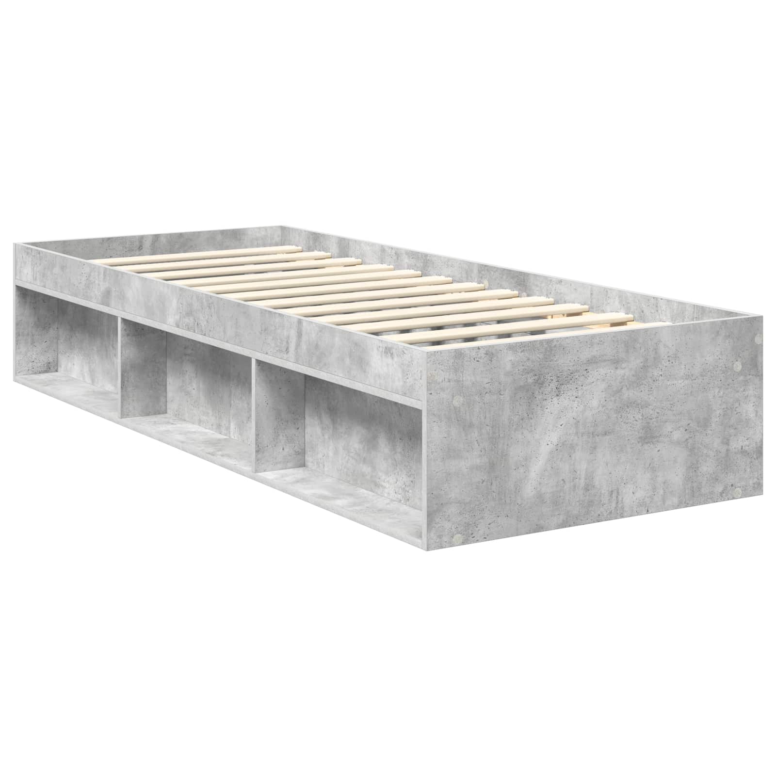 Struttura del letto Grigio Concretè 75 x 190 cm Pino massello | homemem39