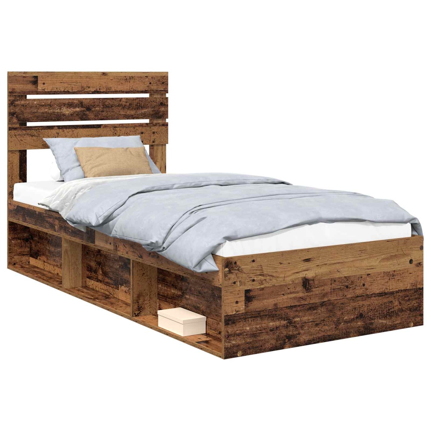 Struttura del letto Legno vecchio 75 x 190 cm Pino massello | homemem39