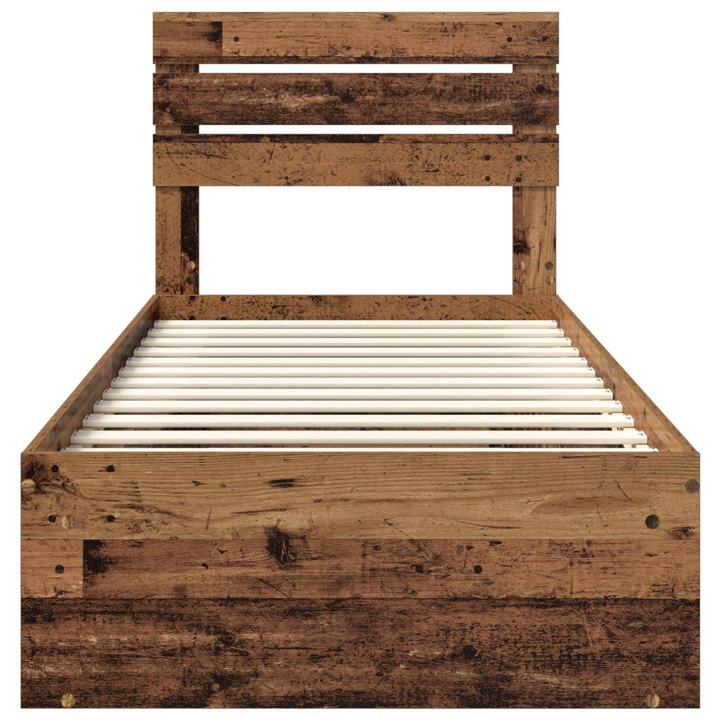 Struttura del letto Legno vecchio 75 x 190 cm Pino massello | homemem39