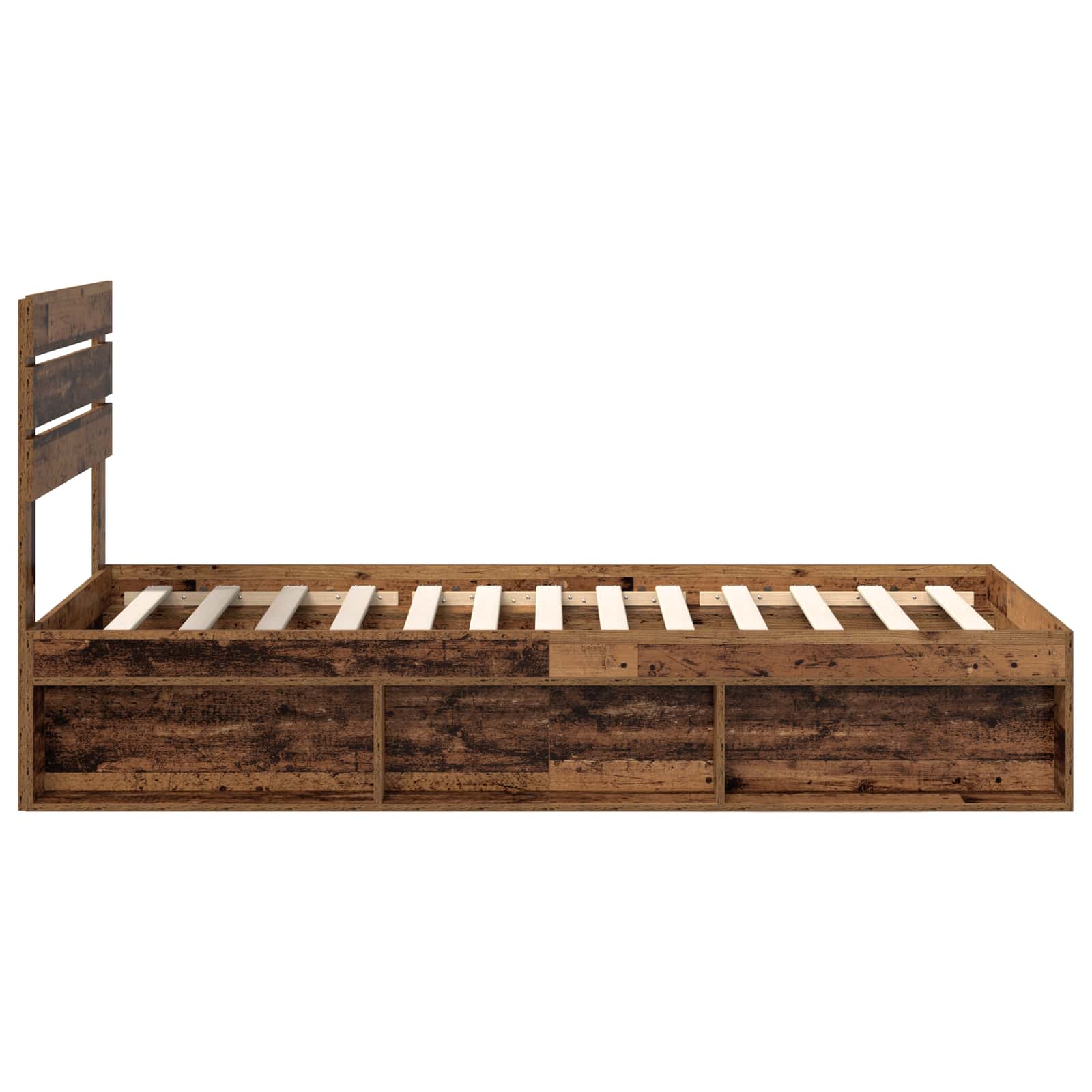 Struttura del letto Legno vecchio 75 x 190 cm Pino massello | homemem39
