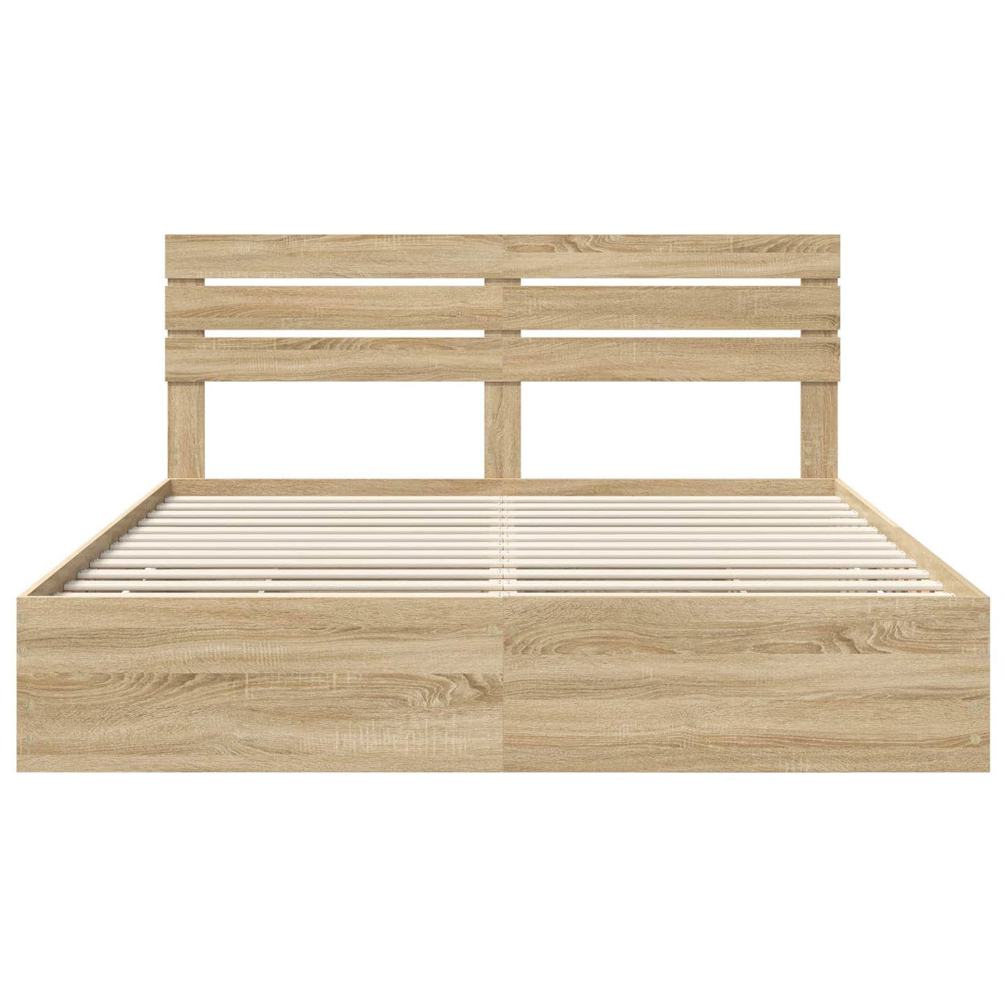 Struttura del letto con cassetto Rovere Sonoma 200 x 200 cm | homemem39