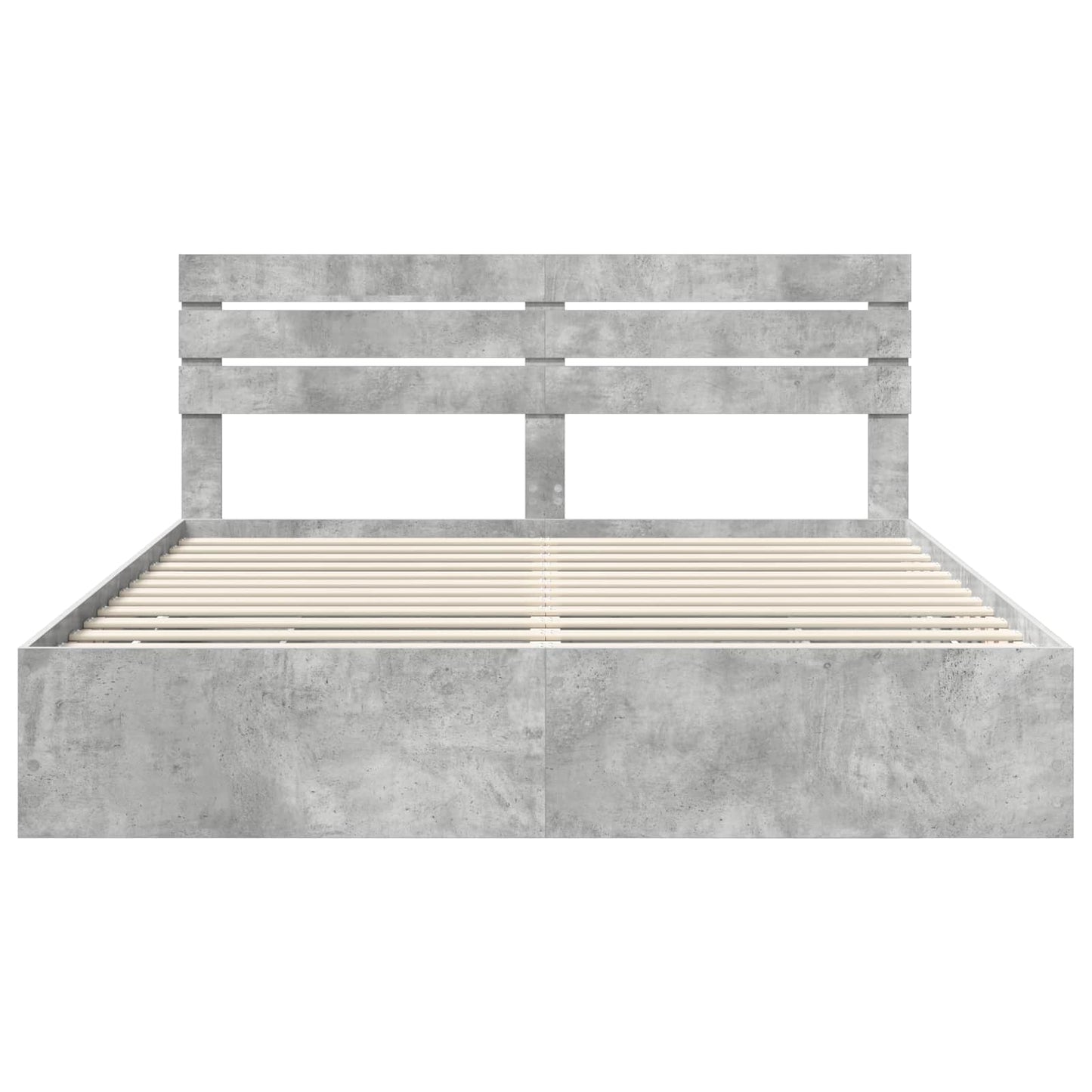 Struttura del letto con cassetto Grigio cemento 180 x 200 cm | homemem39