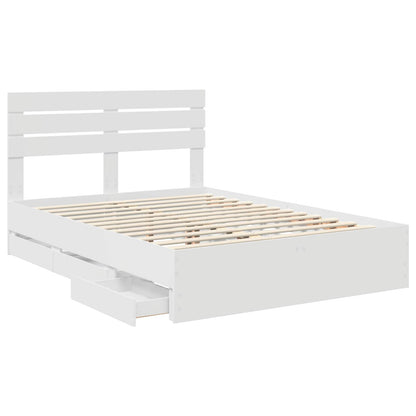 Struttura del letto Bianco 160 x 200 cm Legno Ingegnerizzato | homemem39