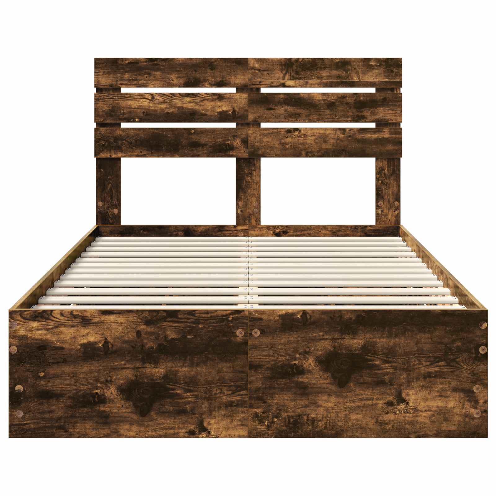 Struttura del letto con cassetto Rovere fumé 120 x 200 cm | homemem39