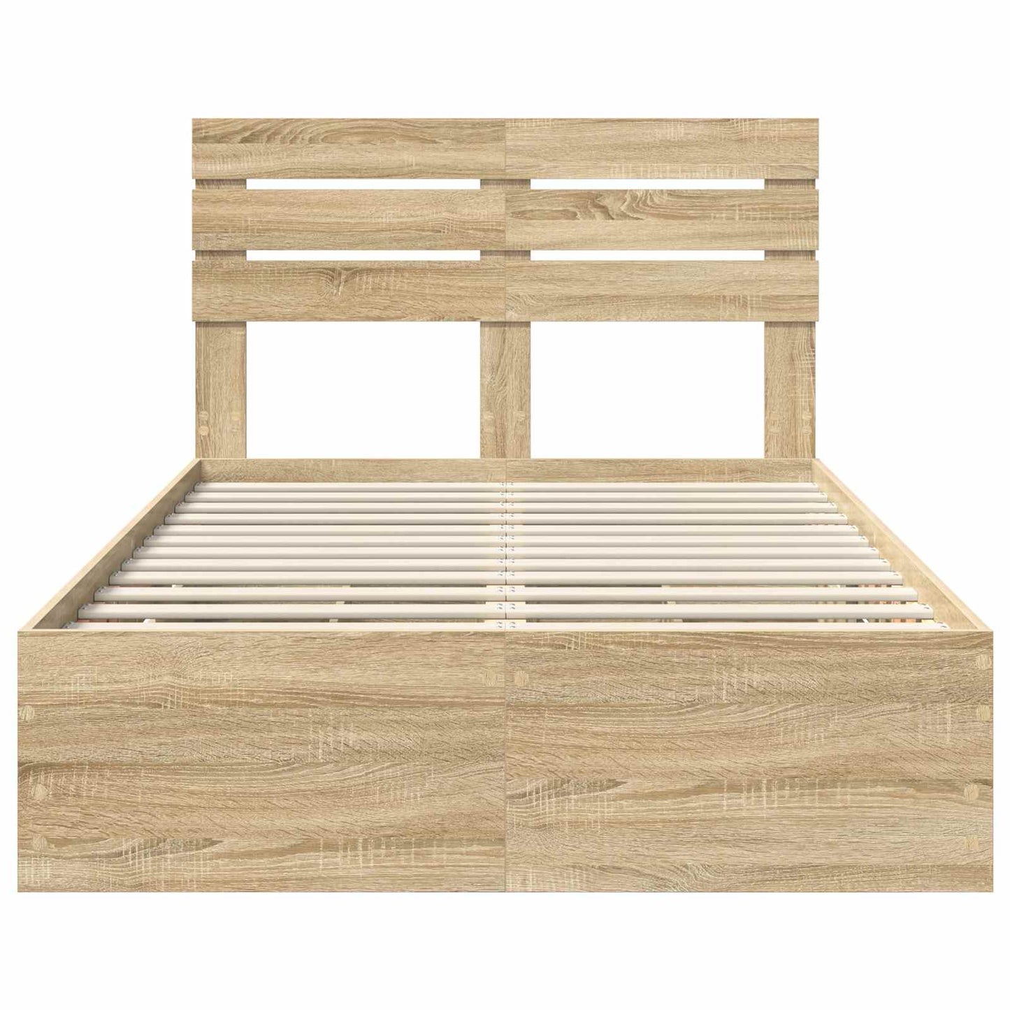 Struttura del letto con cassetto Rovere Sonoma 120 x 190 cm | homemem39