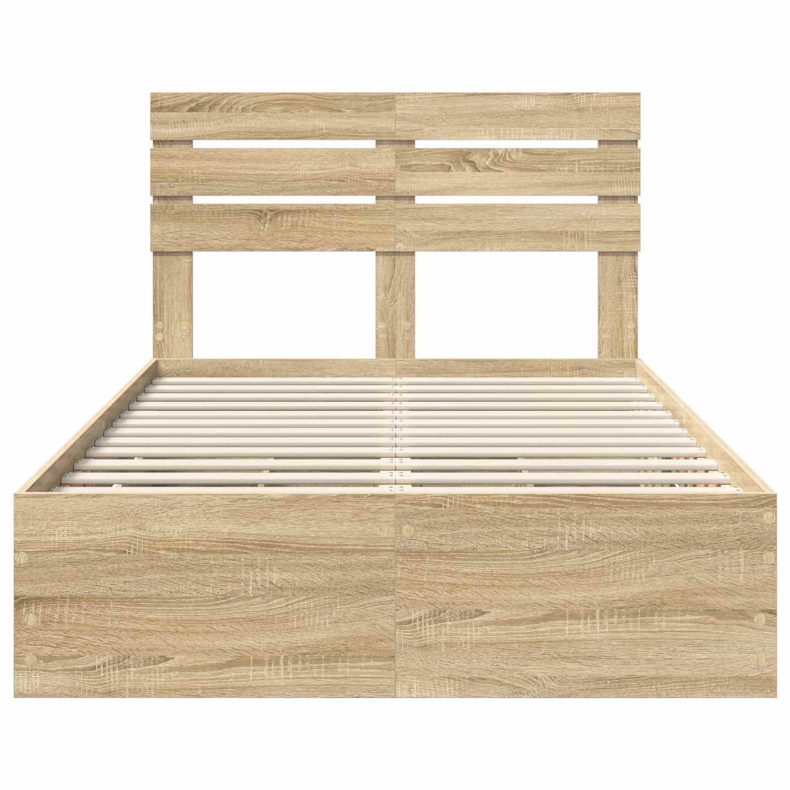Struttura del letto con cassetto Rovere Sonoma 120 x 190 cm | homemem39