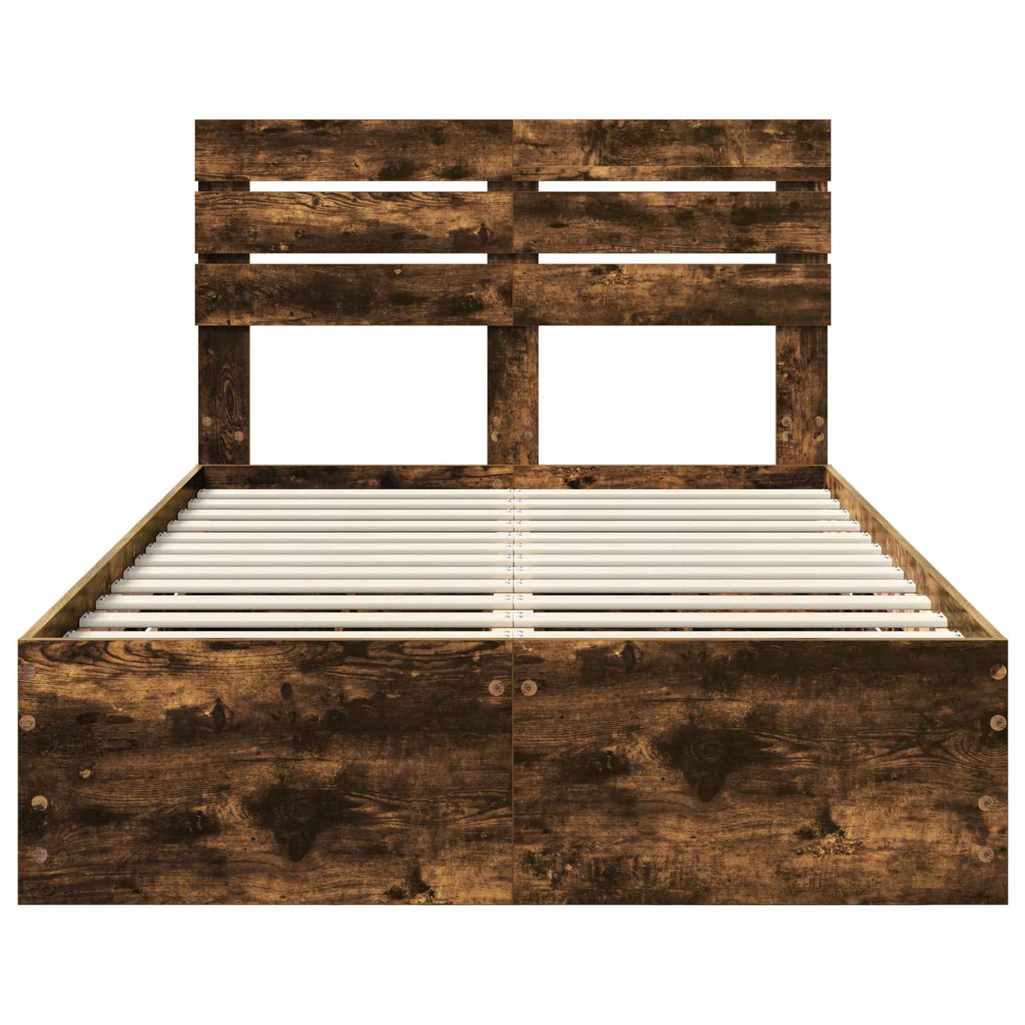 Struttura del letto con cassetto Rovere fumé 120 x 190 cm | homemem39