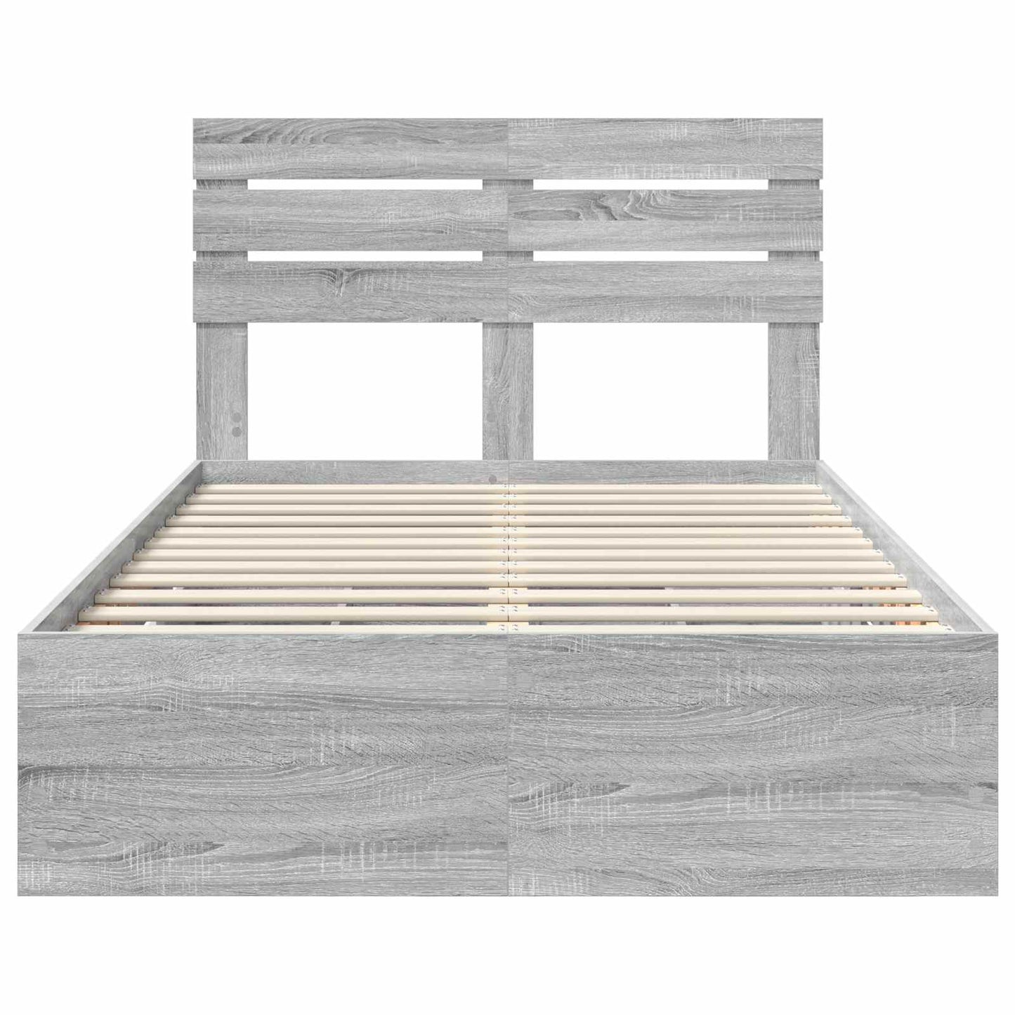 Struttura del letto con cassetto Grigio Sonoma 120 x 190 cm | homemem39