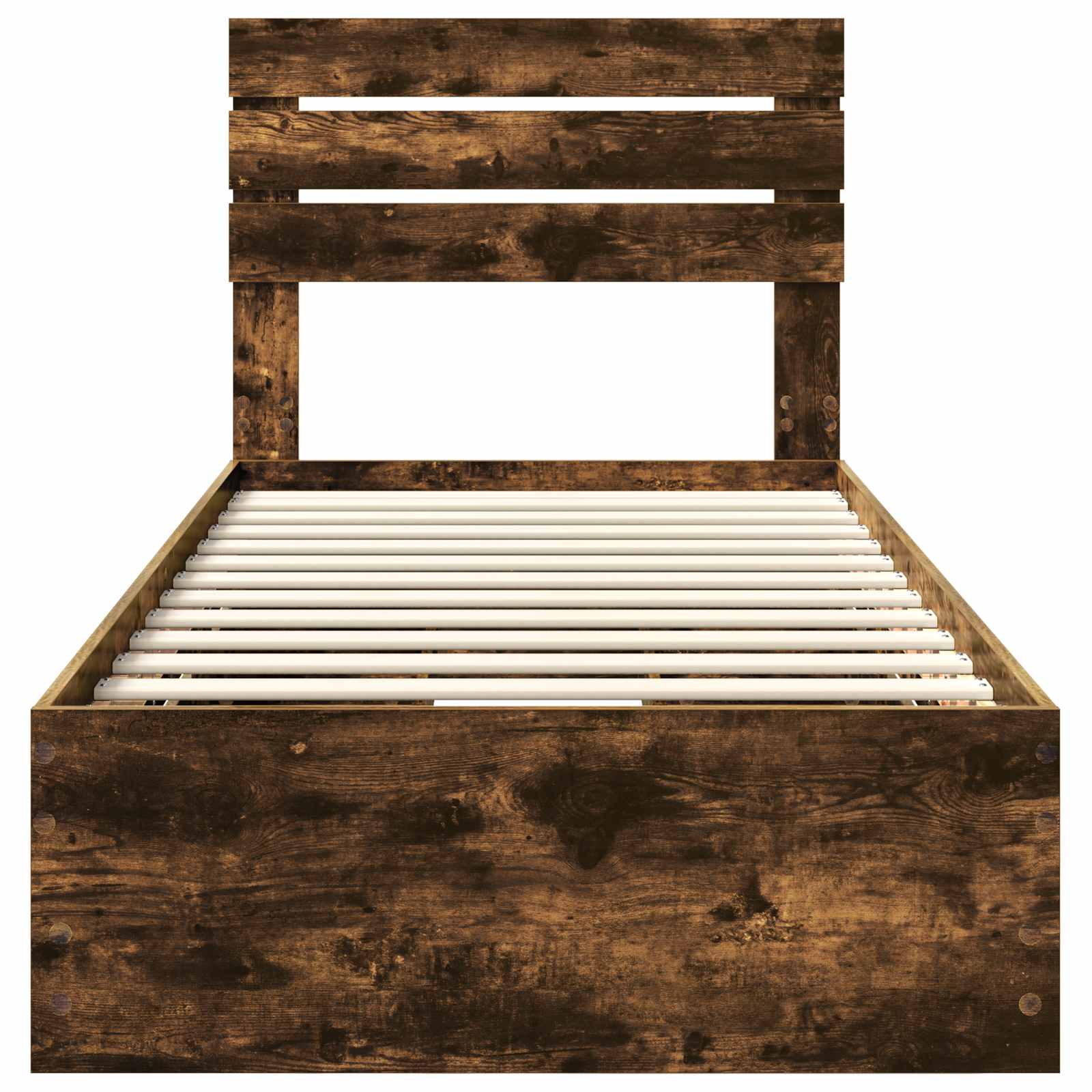Struttura del letto con cassetto Rovere fumé 90 x 200 cm | homemem39