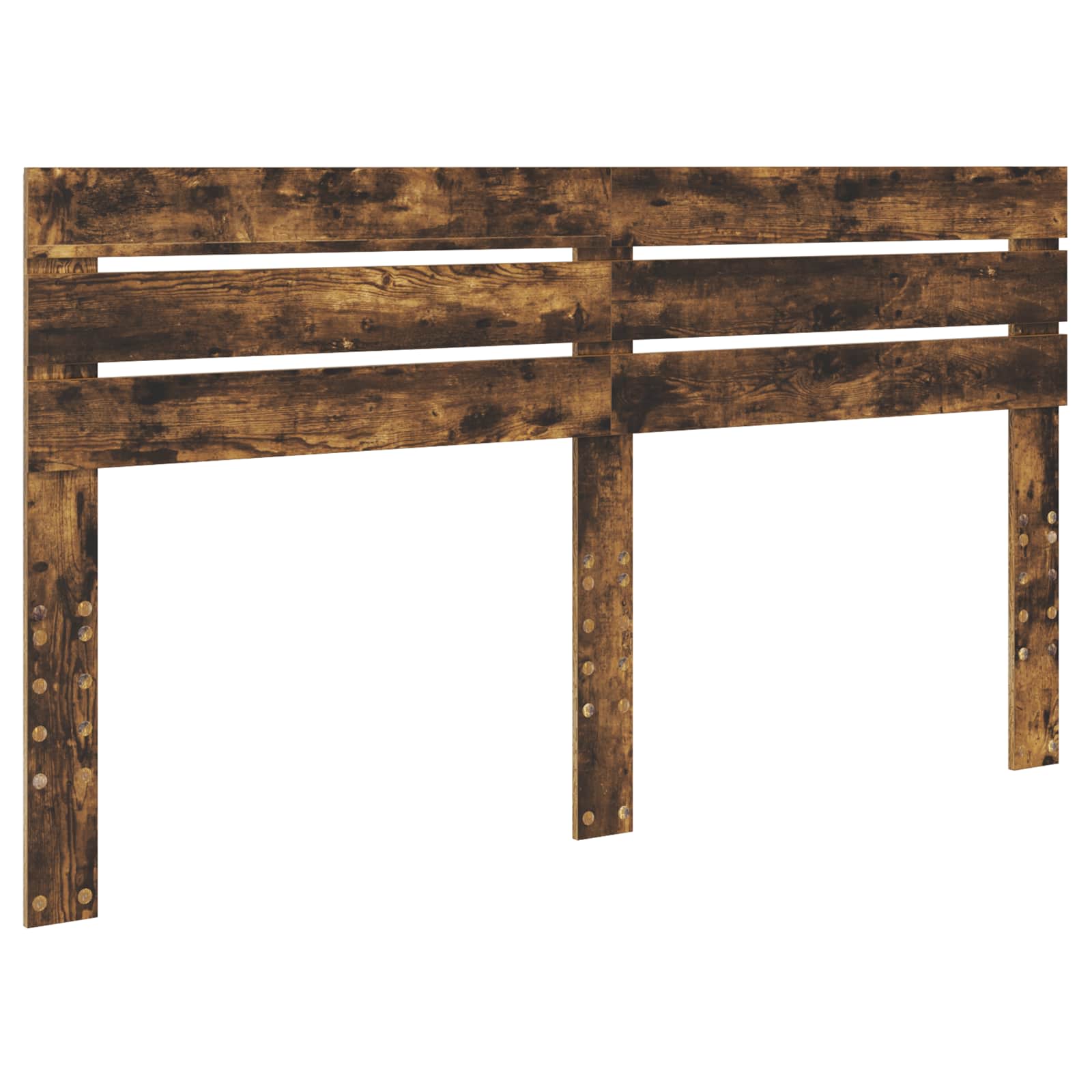 Struttura del letto Rovere fumé 200 x 200 cm Legno multistrato | homemem39