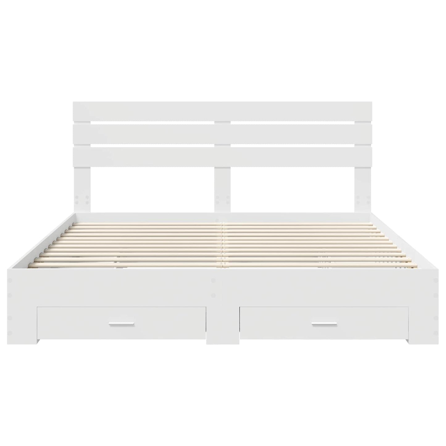 Struttura del letto con cassetto con testiera Legno multistrato | homemem39