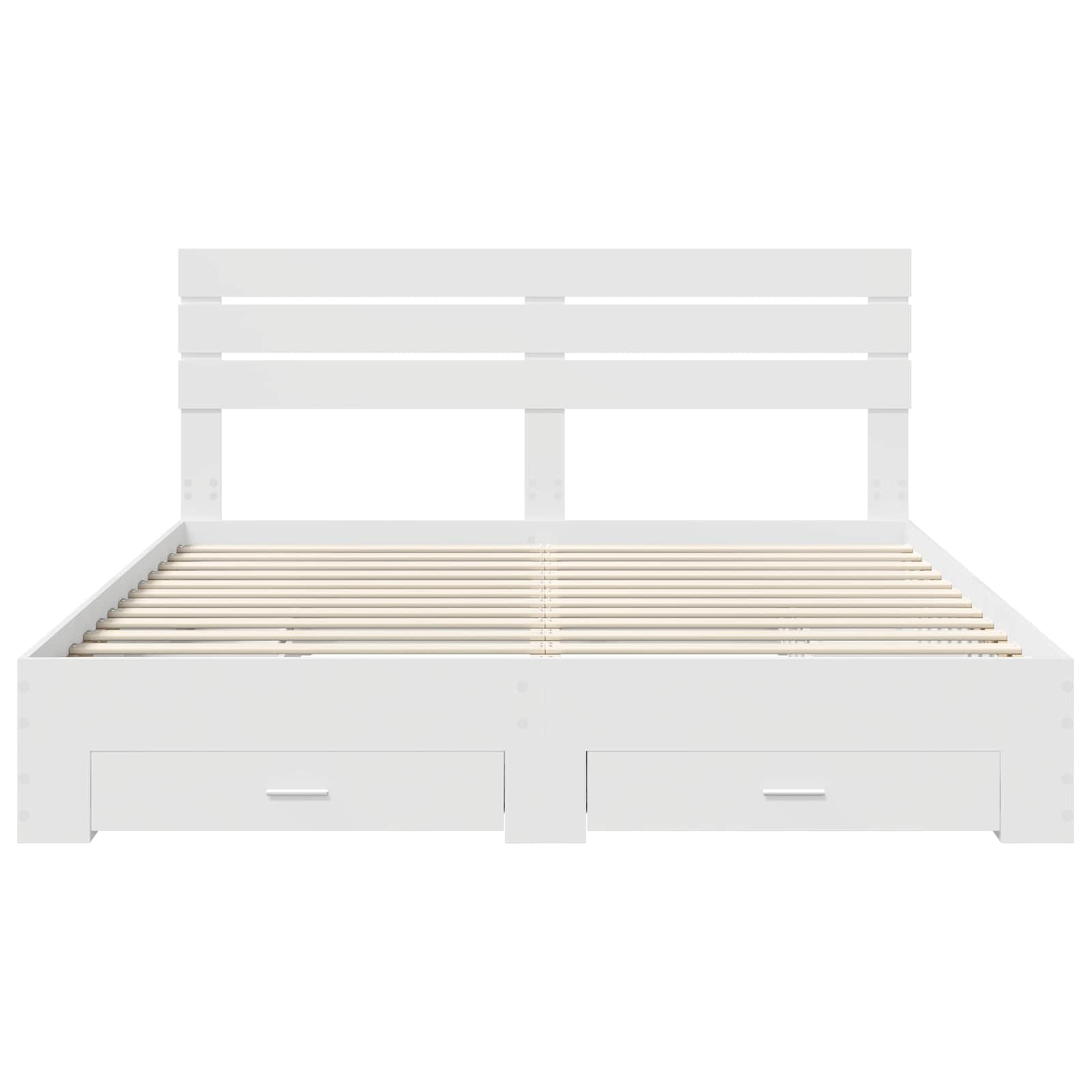 Struttura del letto con cassetto con testiera Legno multistrato | homemem39