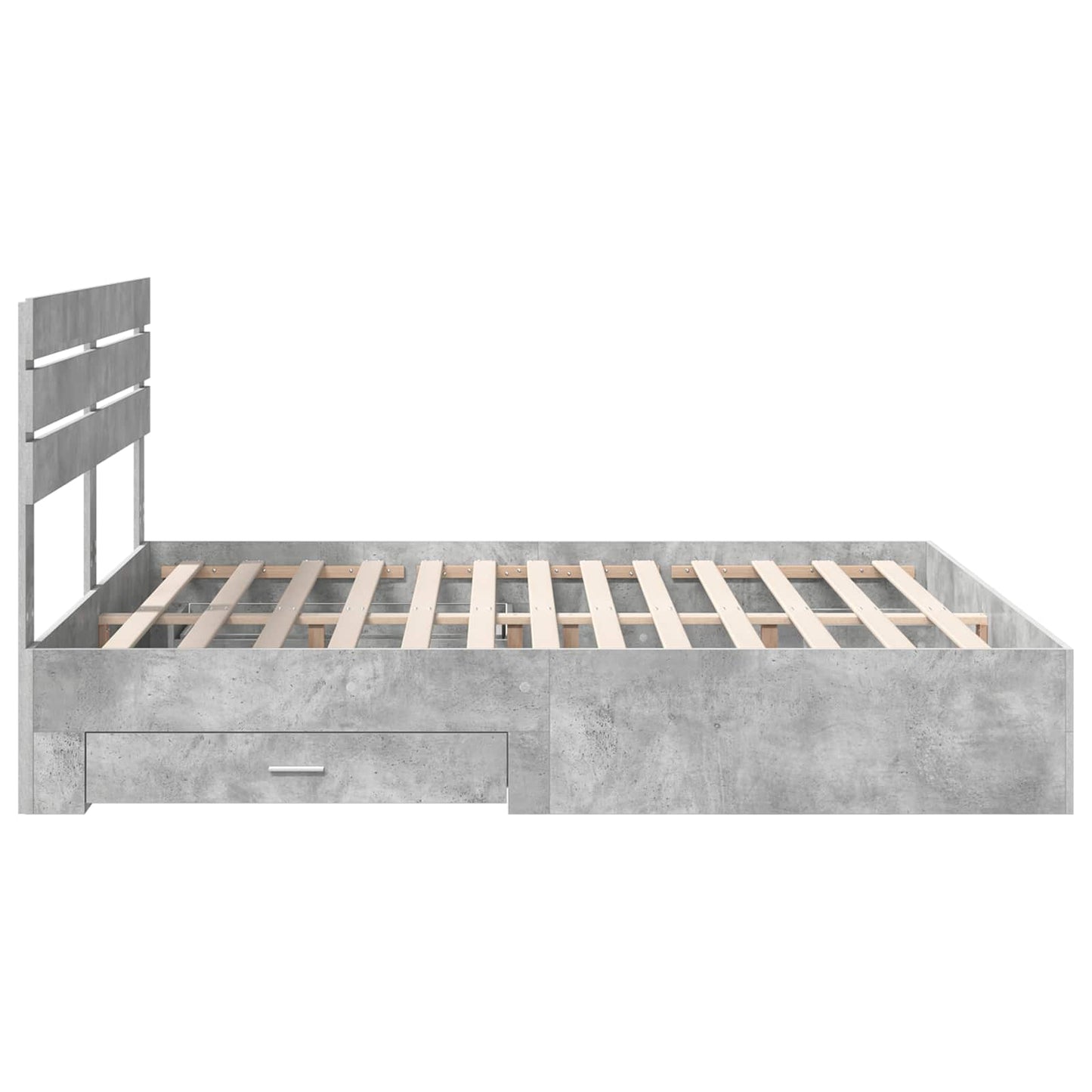Struttura del letto con cassetto con testiera Legno multistrato | homemem39