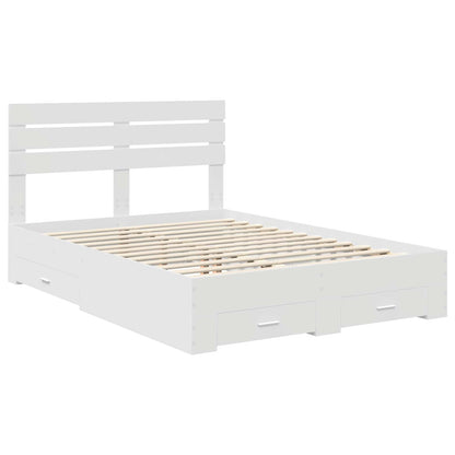 Struttura del letto con cassetto con testiera Legno multistrato | homemem39