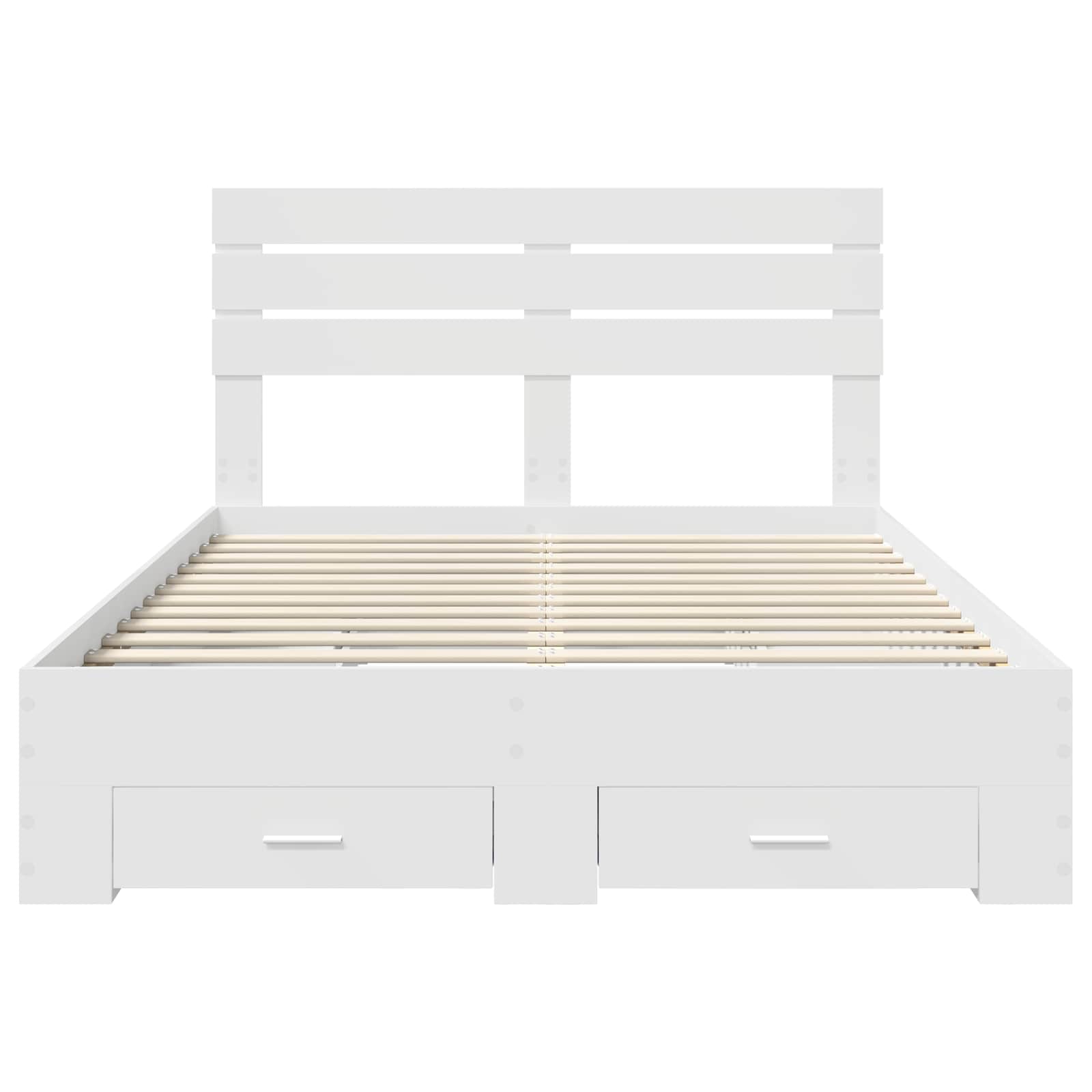 Struttura del letto con cassetto con testiera Legno multistrato | homemem39