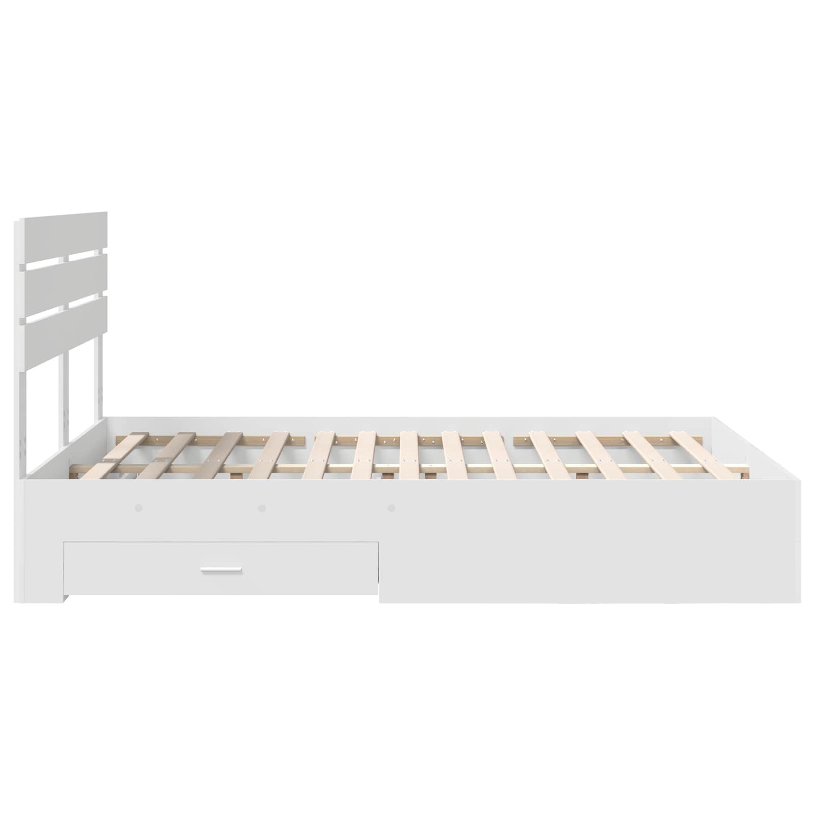 Struttura del letto con cassetto con testiera Legno multistrato | homemem39