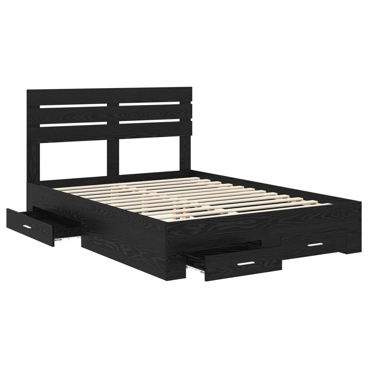 Struttura del letto con cassetto con testiera Legno multistrato | homemem39