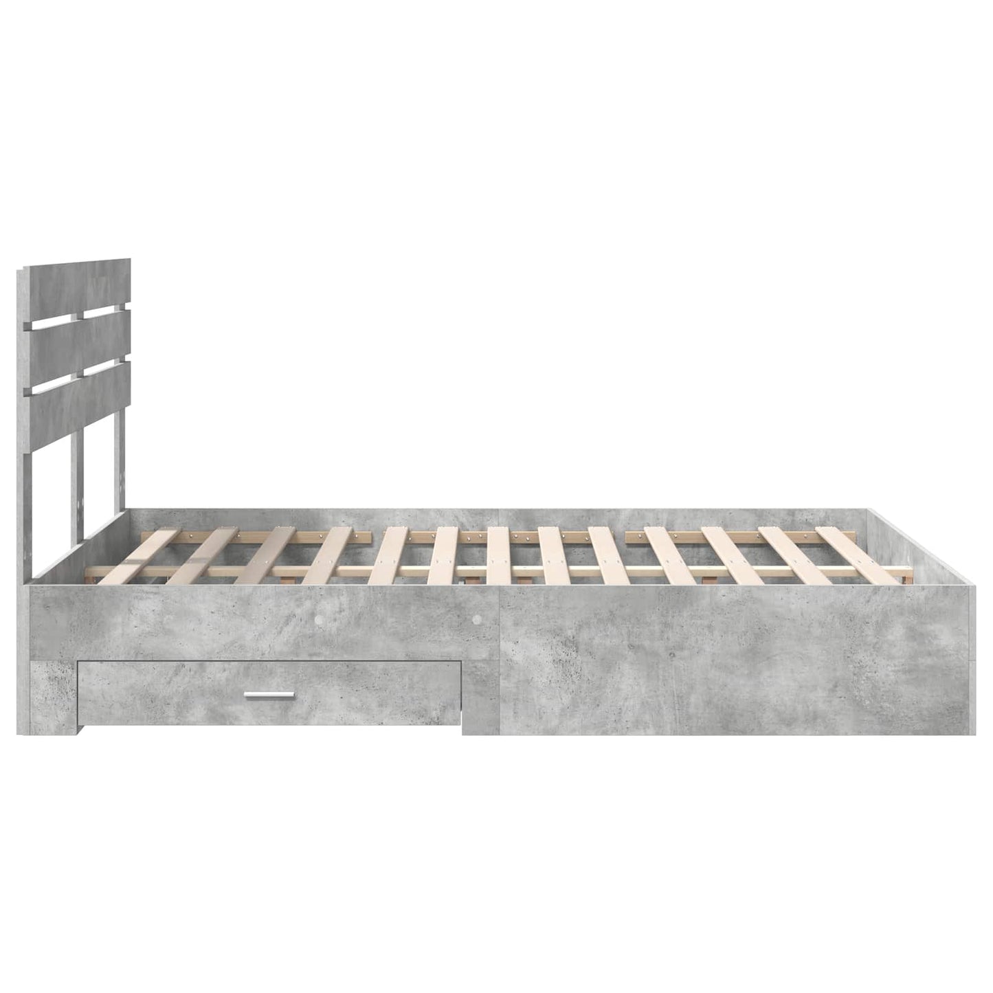 Struttura del letto con cassetto con testiera Legno multistrato | homemem39