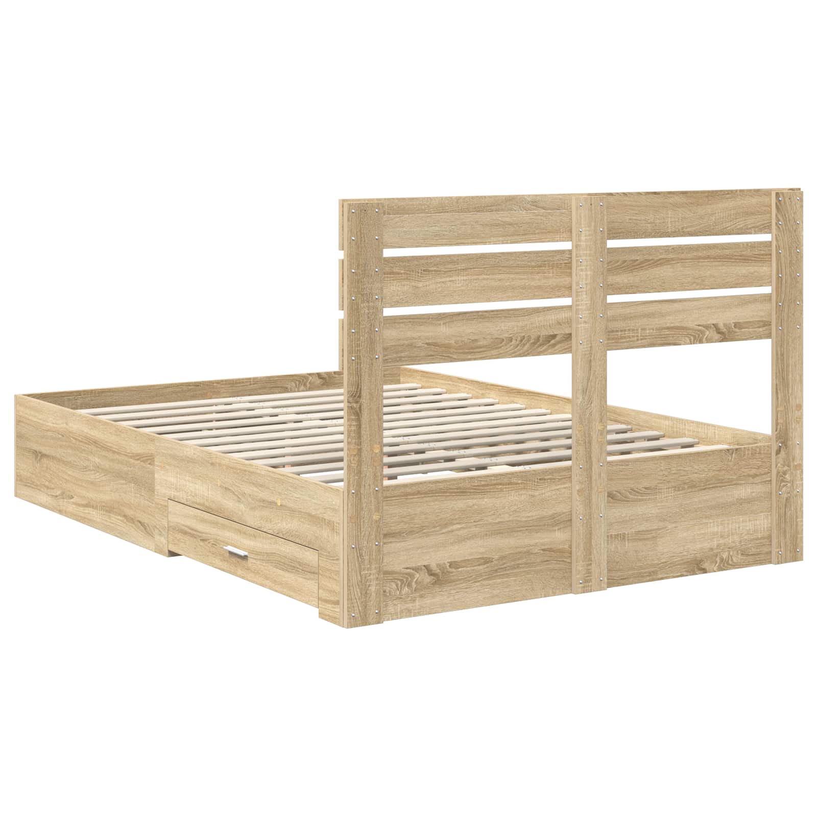 Struttura del letto con cassetto con testiera Legno multistrato | homemem39