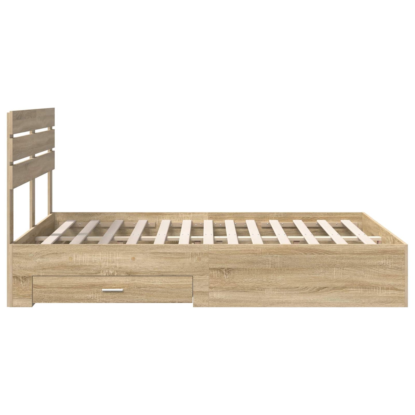 Struttura del letto con cassetto con testiera Legno multistrato | homemem39