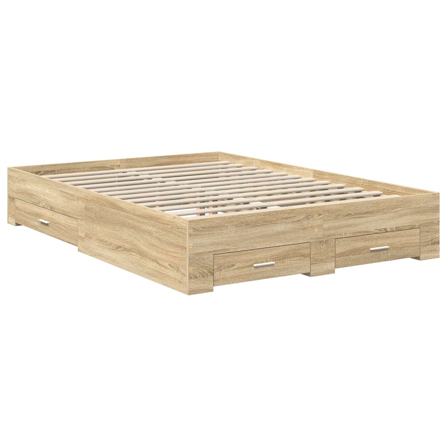 Struttura del letto con cassetto con testiera Legno multistrato | homemem39