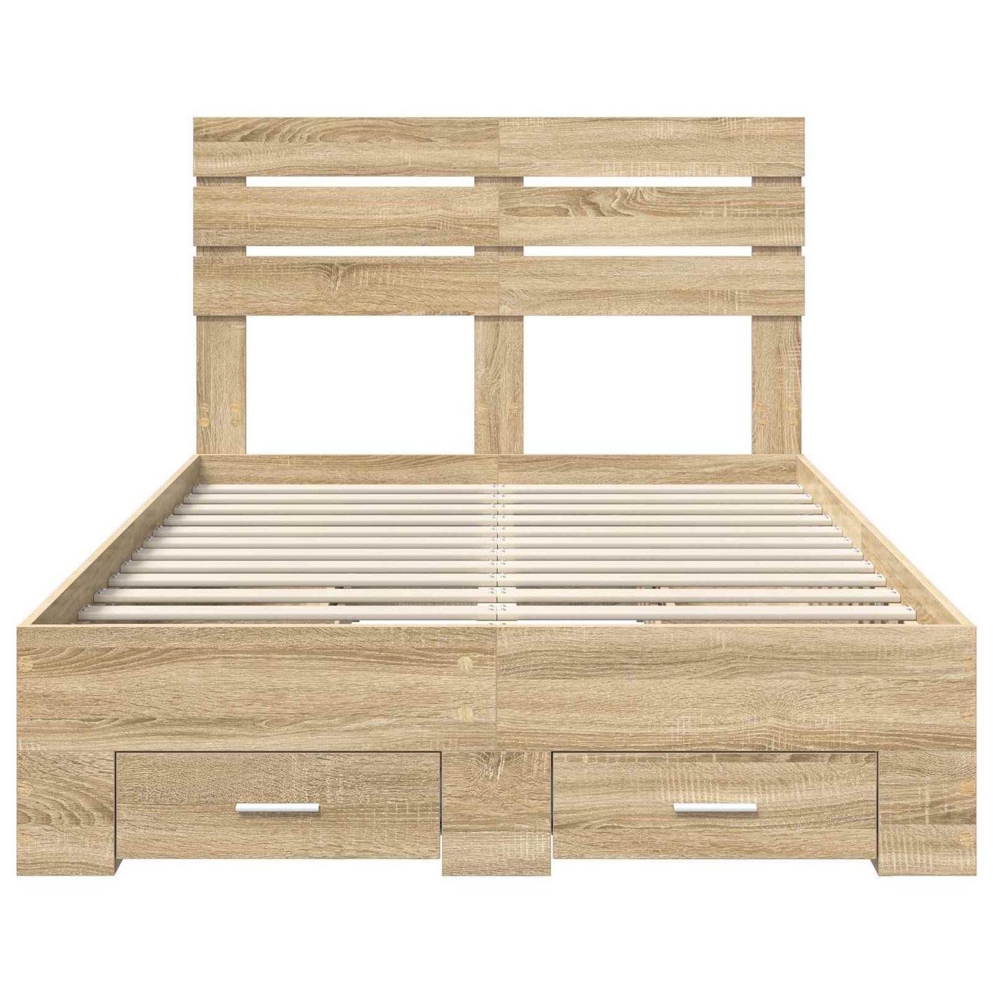 Struttura del letto con cassetto con testiera Legno multistrato | homemem39