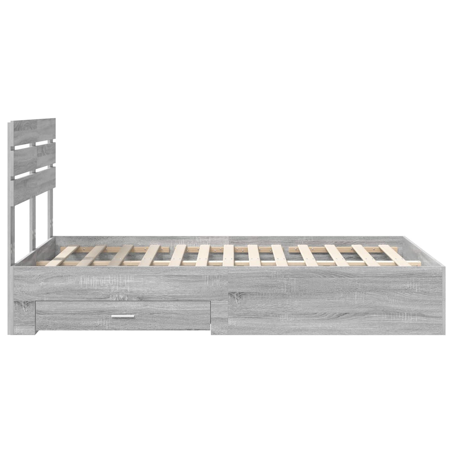 Struttura del letto con cassetto con testiera Legno multistrato | homemem39