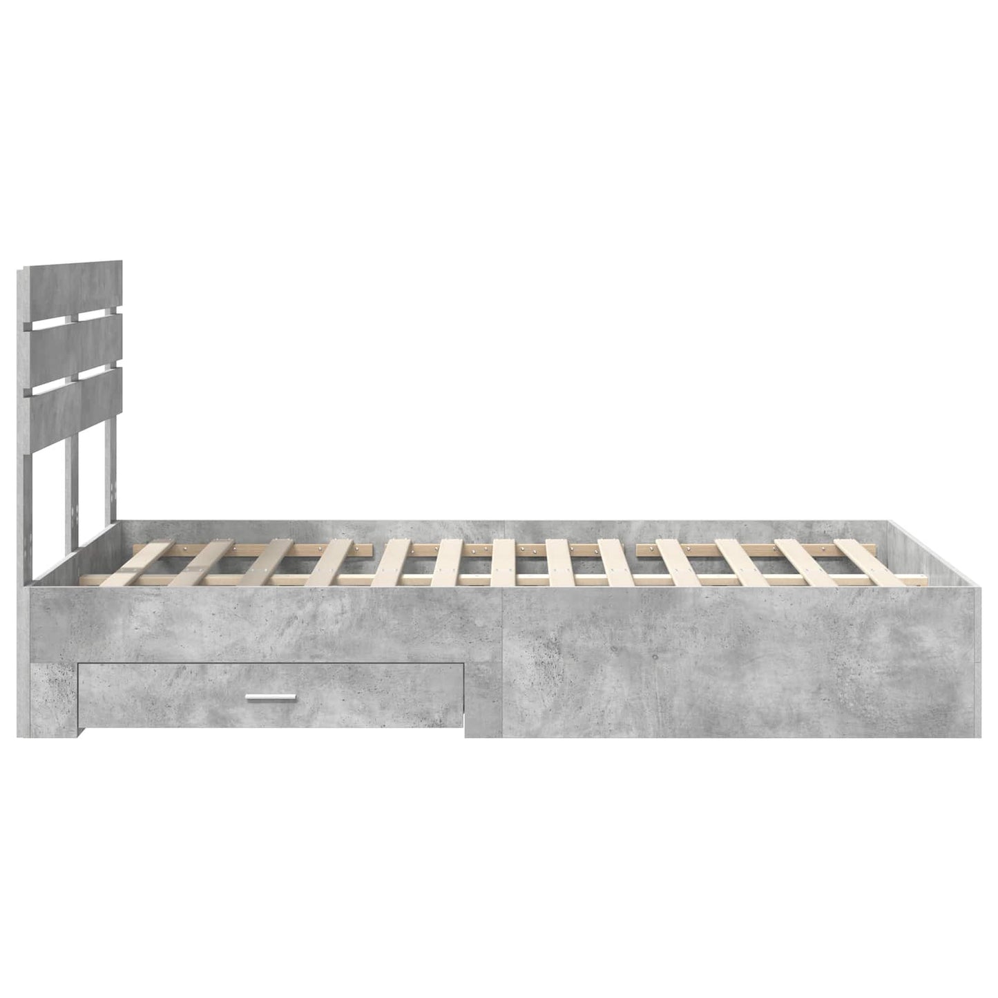 Struttura del letto con cassetto con testiera Legno multistrato | homemem39