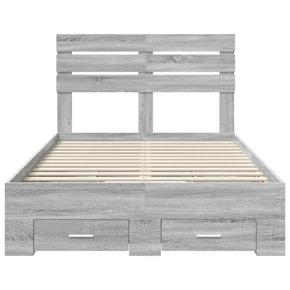 Struttura del letto con cassetto con testiera Legno multistrato | homemem39