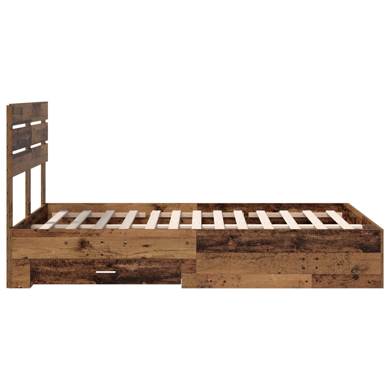 Struttura del letto con cassetto con testiera Legno multistrato | homemem39