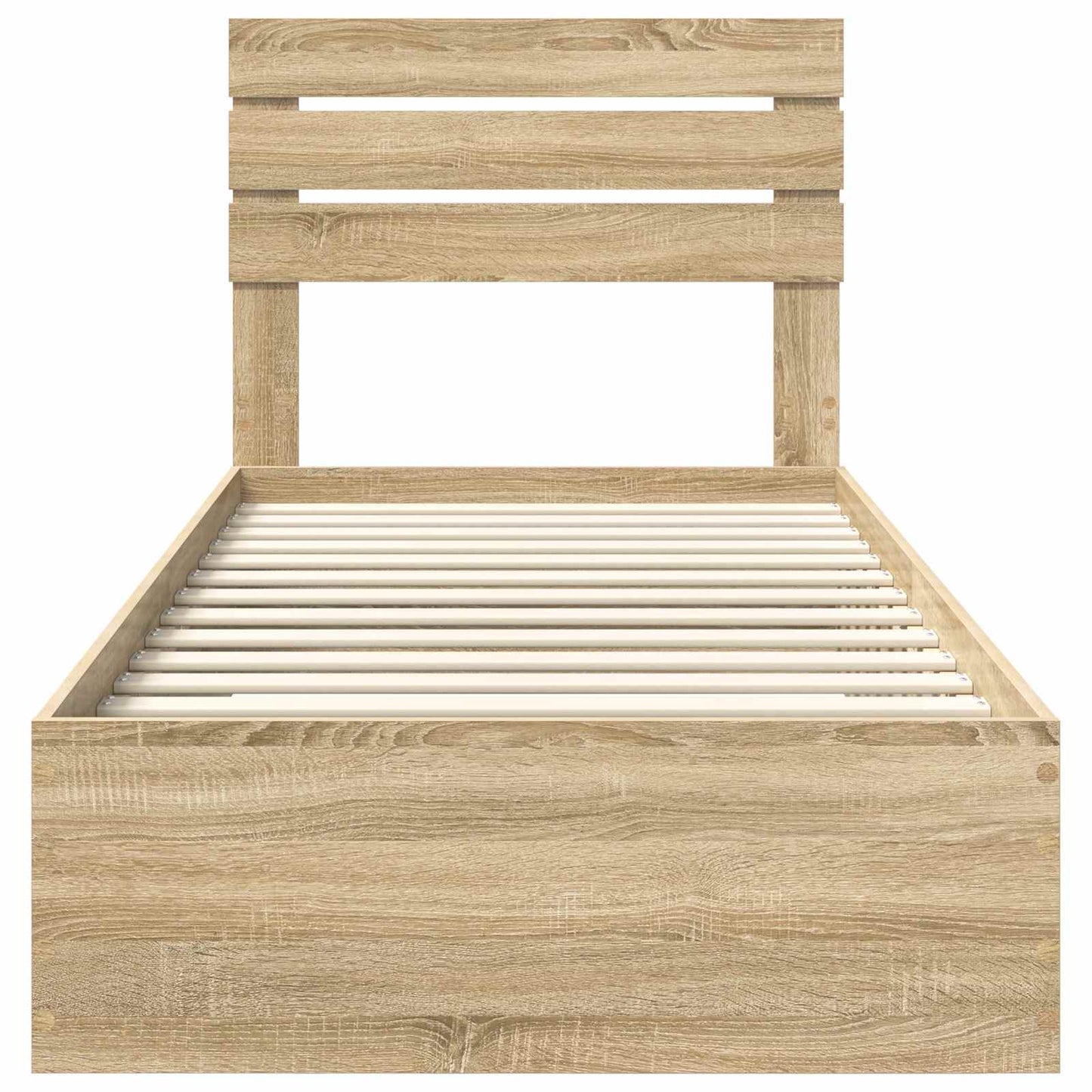 Struttura del letto con cassetto con testiera Legno multistrato | homemem39