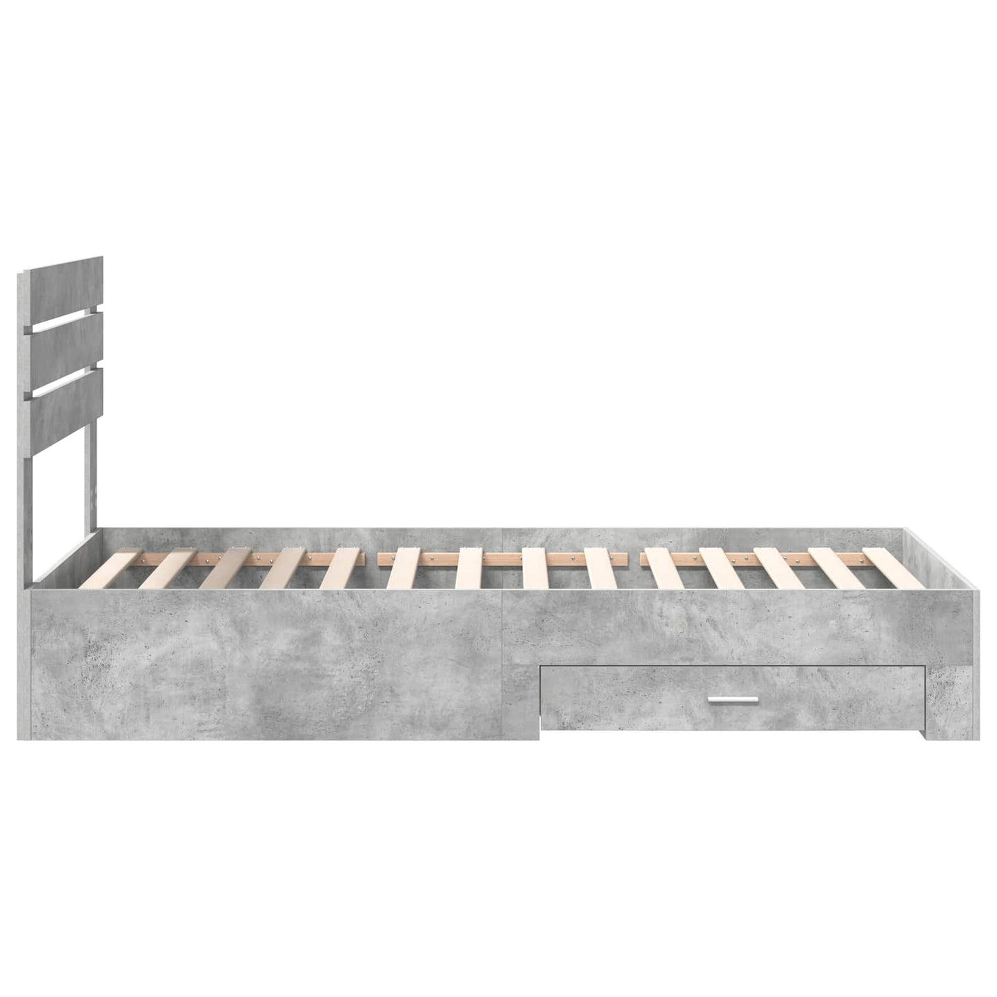 Struttura del letto con cassetto con testiera Legno multistrato | homemem39