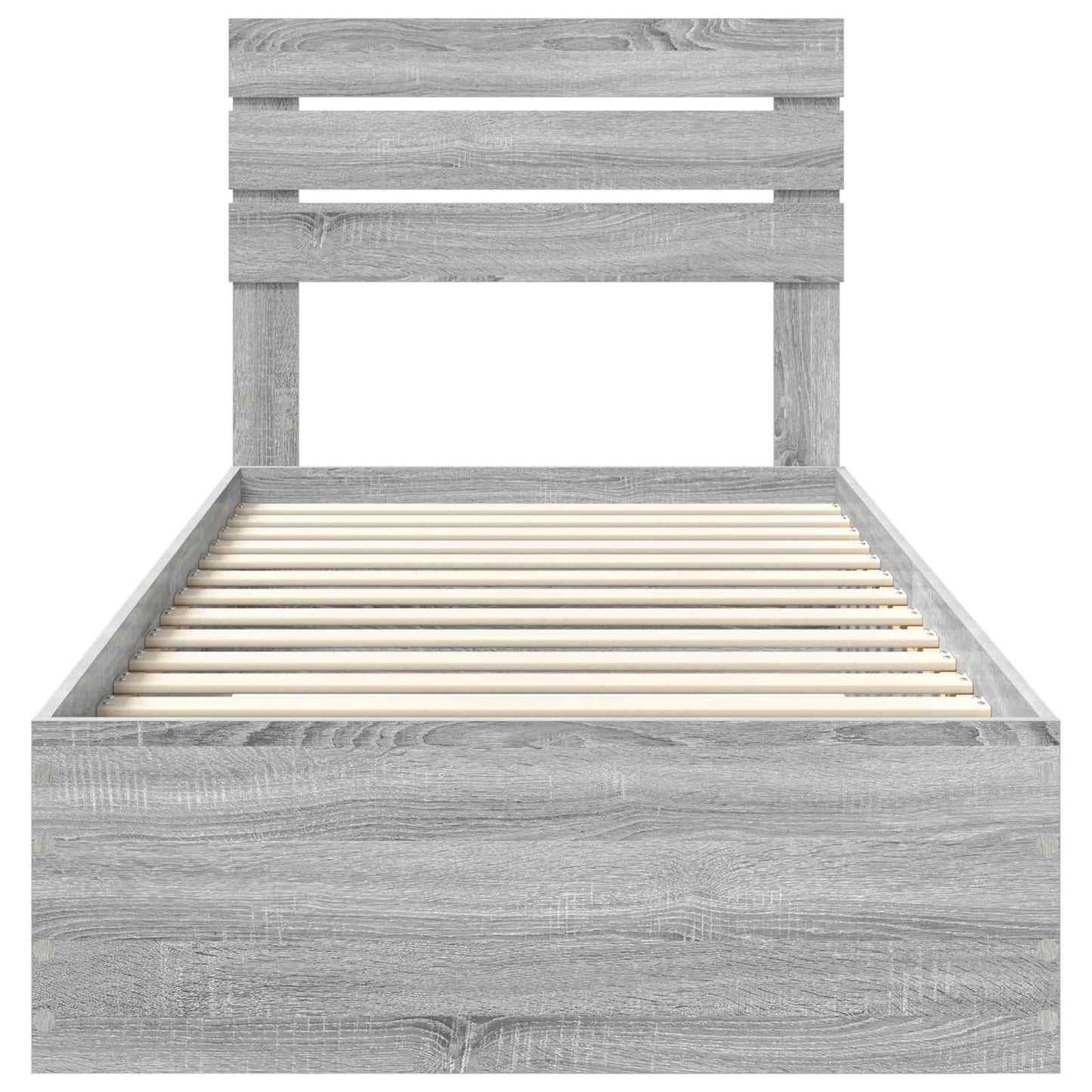 Struttura del letto con cassetto con testiera Legno multistrato | homemem39