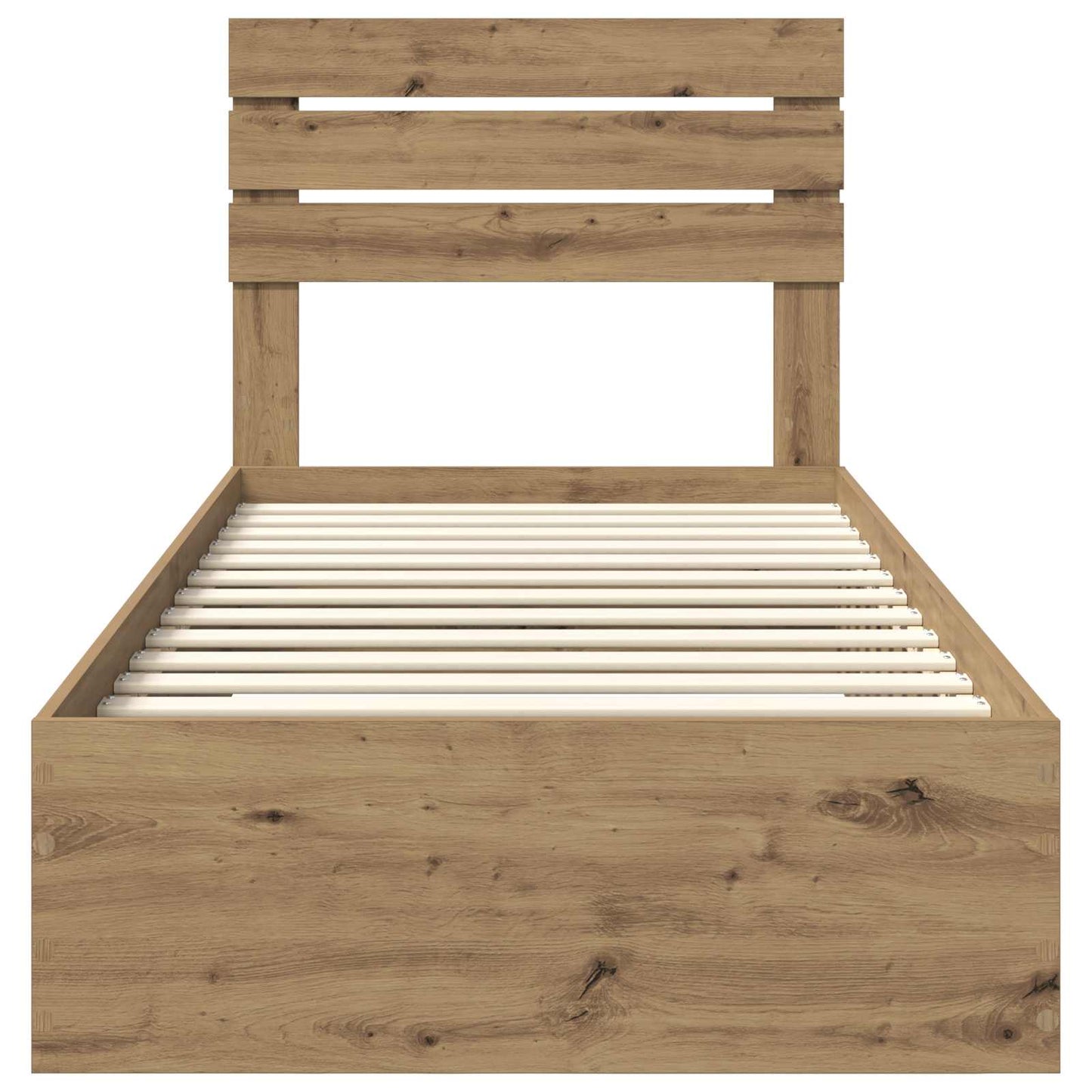 Struttura del letto Rovere artigianale 100 x 200 cm | homemem39