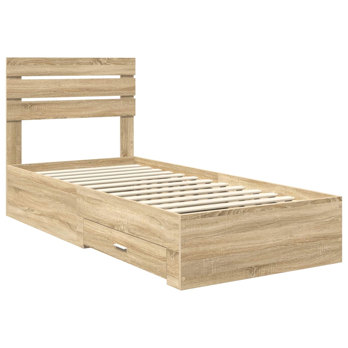Struttura del letto con cassetto con testiera Legno multistrato | homemem39