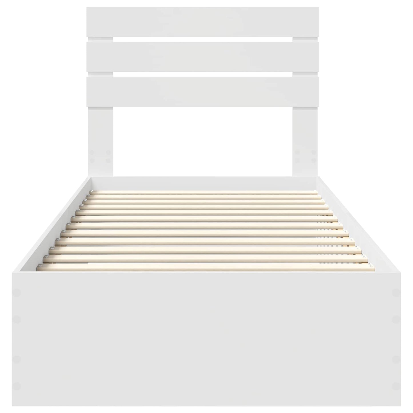 Struttura del letto con cassetto con testiera Legno multistrato | homemem39
