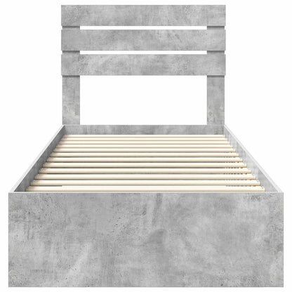 Struttura del letto Grigio Certo e Argento 70 x 190 cm | homemem39