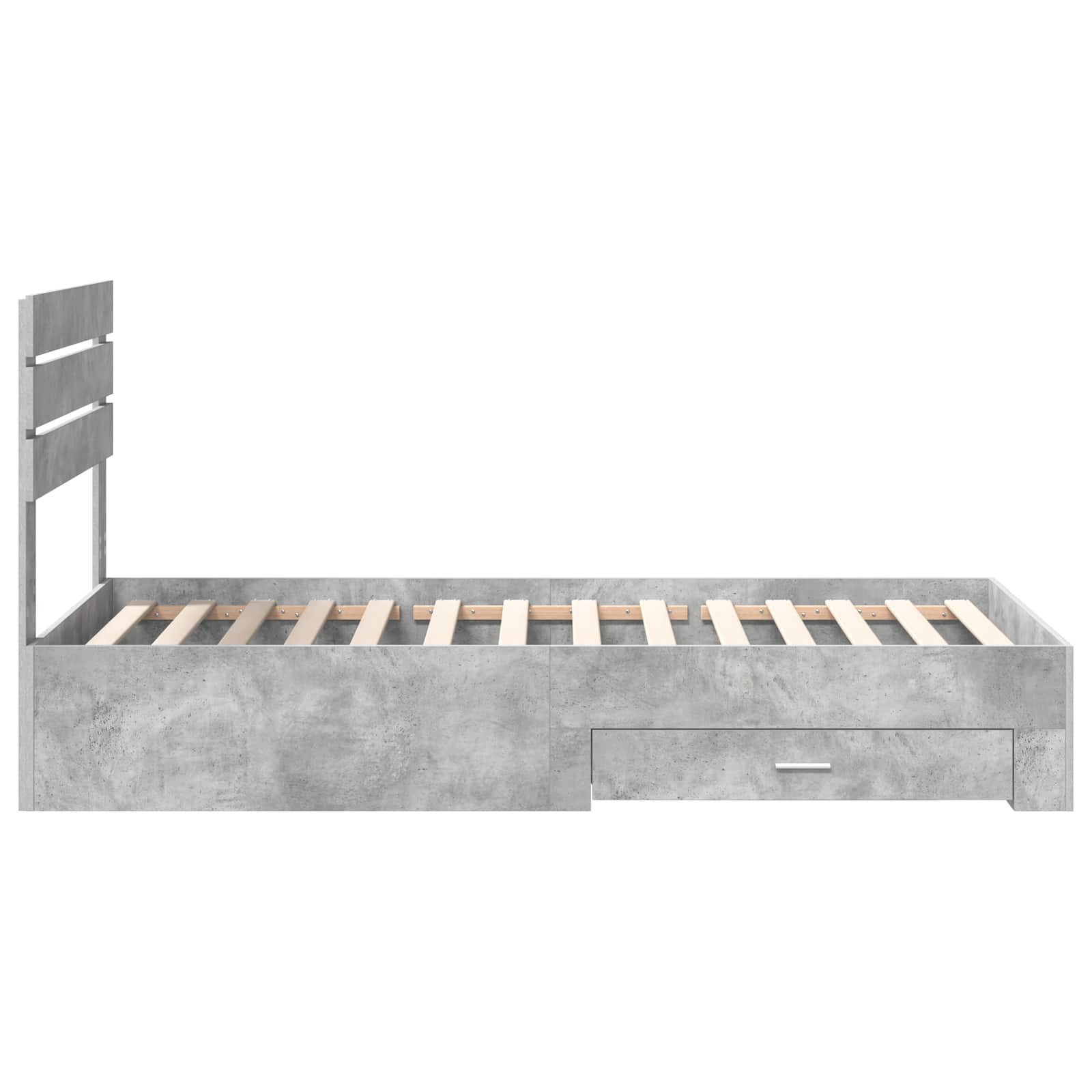 Struttura del letto Grigio Certo e Argento 70 x 190 cm | homemem39