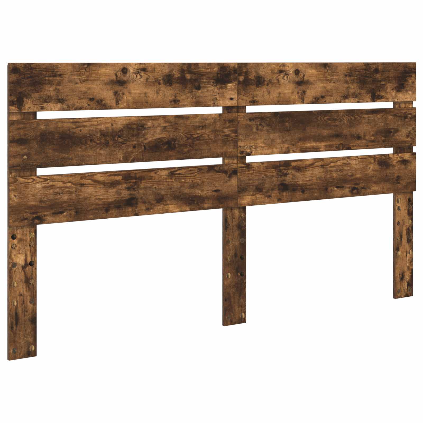 Struttura del letto Rovere fumé 200 x 200 cm Pino massello | homemem39