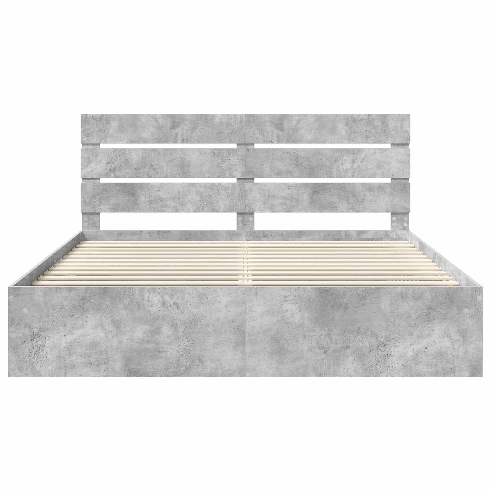 Struttura del letto Calcestruzzo 180 x 200 cm Pino massello | homemem39