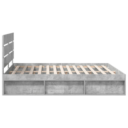 Struttura del letto Calcestruzzo 180 x 200 cm Pino massello | homemem39