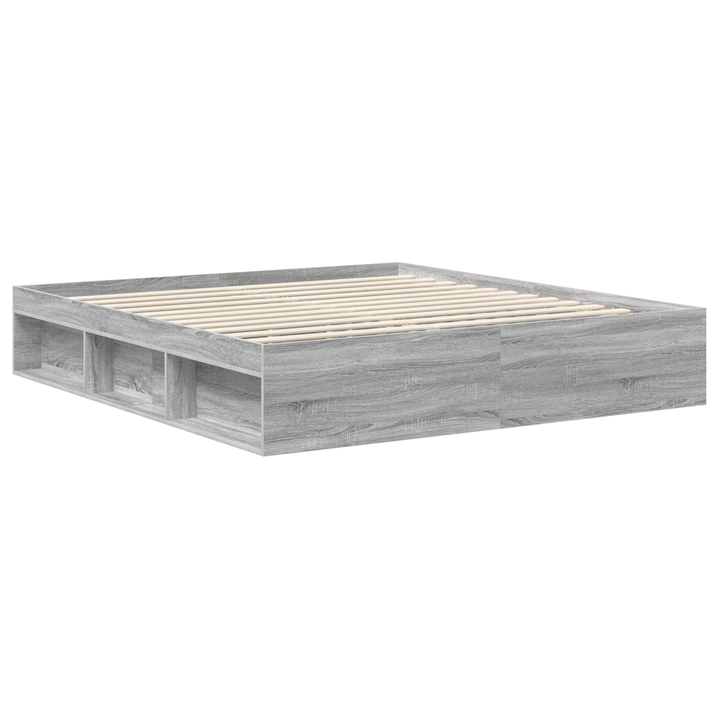 Struttura del letto Grigio Sonoma 180 x 200 cm Pino massello | homemem39