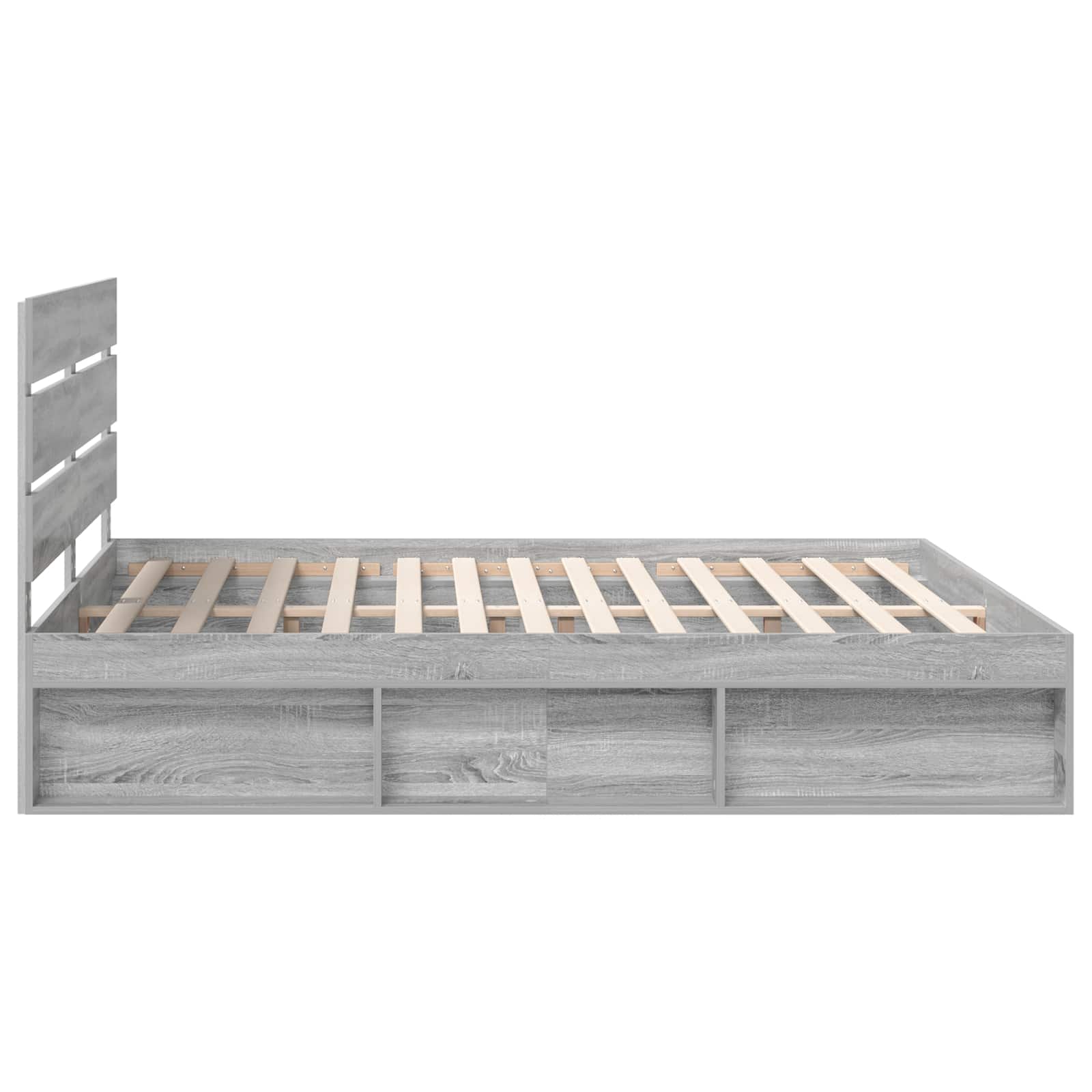 Struttura del letto Grigio Sonoma 180 x 200 cm Pino massello | homemem39