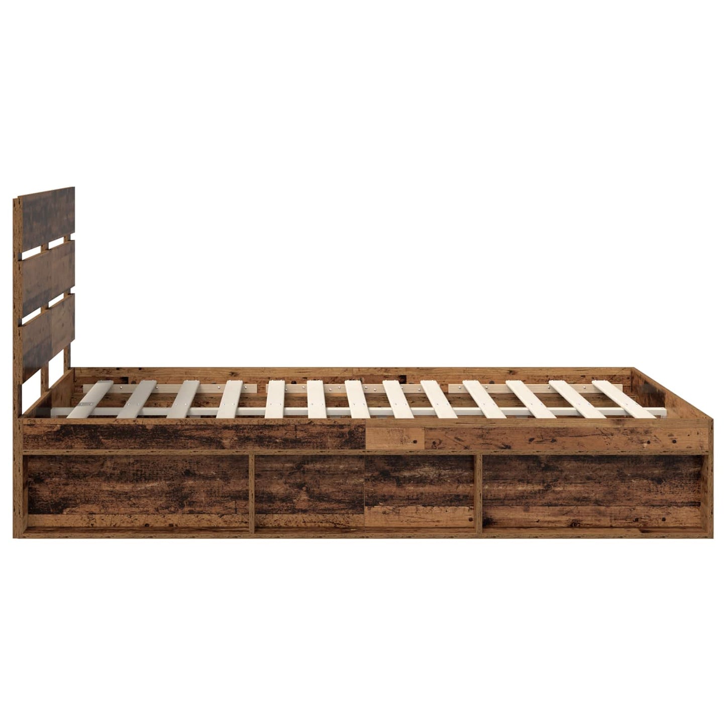 Struttura del letto Legno vecchio 150 x 200 cm Pino massello | homemem39