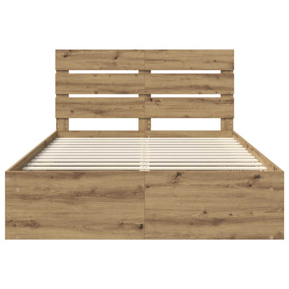 Struttura del letto Rovere Artigianale 140 x 200 cm | homemem39