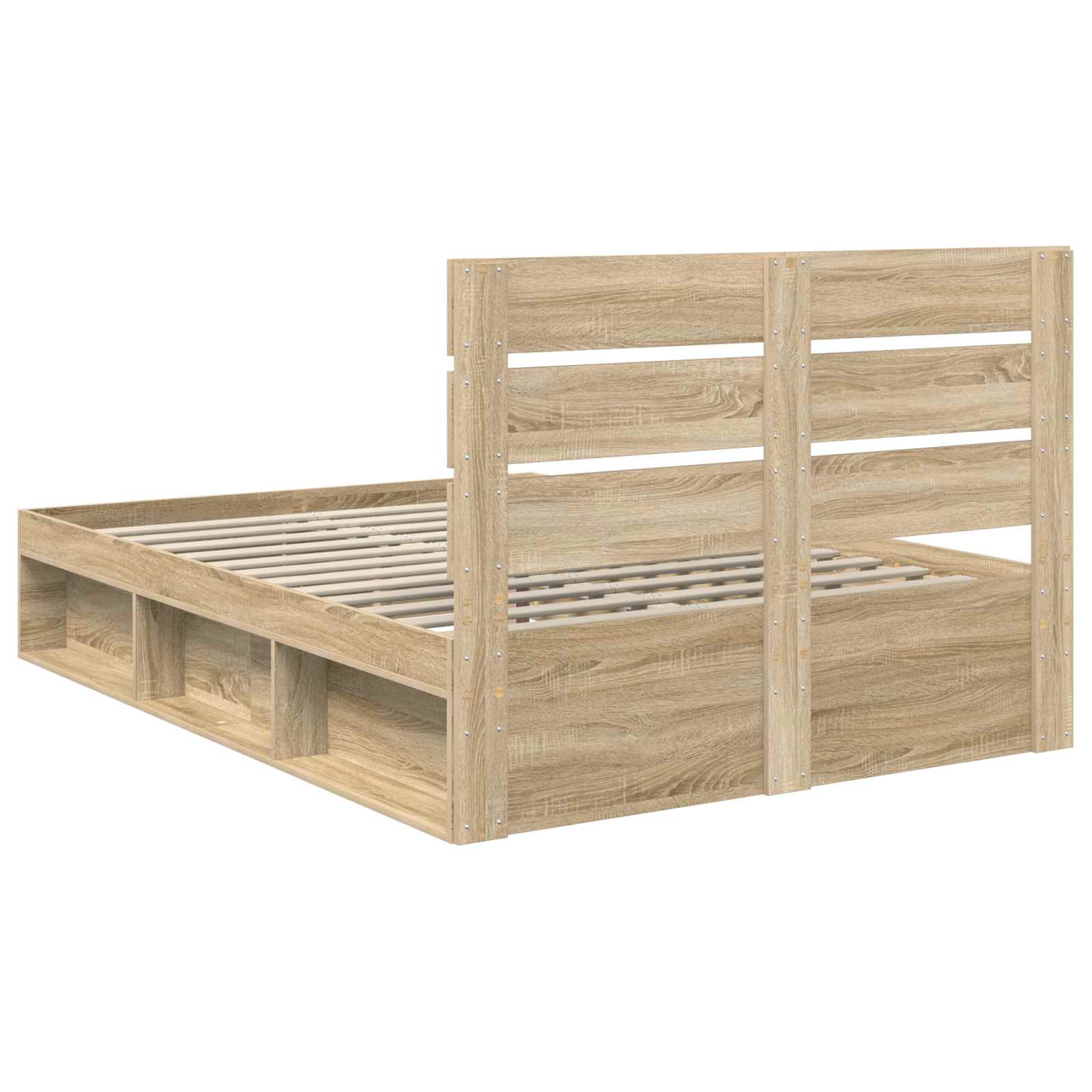 Struttura del letto Sonoma 140 x 190 cm Pino massello | homemem39